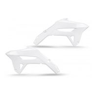 UFO Radiator Covers for Honda CRF250R 2022-2023 (White)