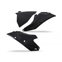 UFO Side Panels/With LH Airbox Cover for Gas Gas MCF 250 2021-2023 (Black)