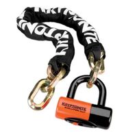 Kryptonite New York 1210 Chain 12mm X 100Cm W/ Ev Series 4 Disc Lock (9US)