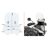 GIVI AF3112 Airflow Windscreen Suzuki *See Description*