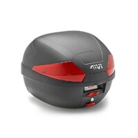 Givi Monolock Topcase 29L Black/Red - Includes Universal Plate (B29N2)