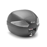 Givi Monolock Topcase -29L Tech Black/Clear - Includes Universal Plate (B29NT2)