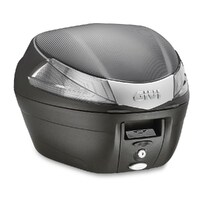 Givi Monolock Topcase 34L Tech Black/Clear - Includes Universal Plate (B34NT)