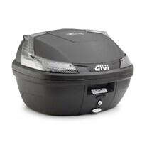 Givi Monolock Topcase 37L Tech Black/Clear - Includes Universal Plate (B37NT)