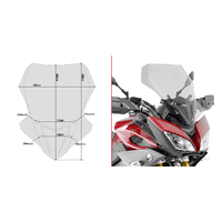GIVI Windscreen D2122S