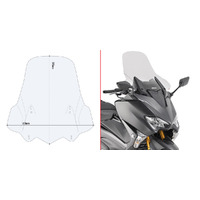 GIVI Windscreen for Yamaha T-MAX 530 2017-2019 (D2133ST)