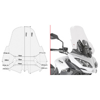 GIVI Windscreen D4122ST