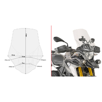 GIVI Windscreen D5126ST