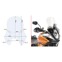 GIVI Windscreen for KTM 1190 ADV/ADV R 2013-2016 (D7703ST)