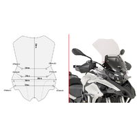 GIVI Windscreen for Benelli TRK502 2017-2020 (D8703ST)