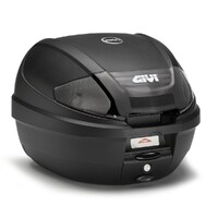 Givi Monolock Topcase 30L Tech Black/Clear - Includes Universal Plate (E300NT2)