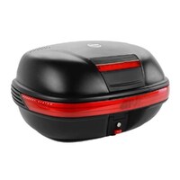 Givi Monokey Topcase/Pannier 4L Black/Red (E460NB)