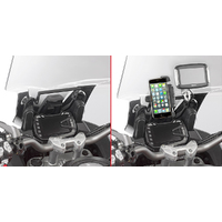 GIVI Upper GPS/Phone Mount for Ducati MULTISTRADA 950 2017-2018 (FB7408)
