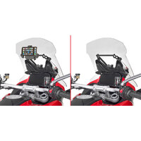 GIVI Upper GPS/Phone Mount for Ducati MULTISTRADA V4 - V4 S 2021-2024 (FB7413)