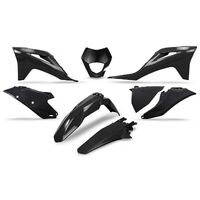 UFO Plastics Kit for Gas Gas EC 250 2021-2023 (Black)