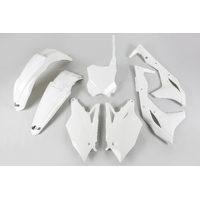 UFO Plastics Kit for Kawasaki KX250F 2018-2020 (White)