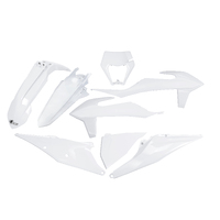 UFO Plastics Kit for KTM EXC 125 2020-2021 (White 20-22)