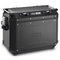 Givi Trekker Outback 48L Pannier Alloy Black Right (Single) Cam (OBKN48BR)