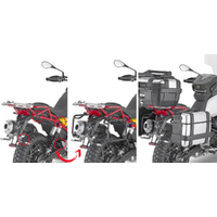 GIVI One Fit Pannier Frames for Moto Guzzi V85 TT 2019-2023 (PLOR8203MK)