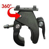 Tarmac Gps/Phone Holder 360 Deg Swivel Quick Release H/Bar Mount