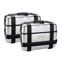 Givi Trekker 46L Panniers Silver Pair Monokey (TRK46PACK2)