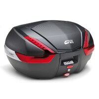 Givi Monokey Topcase 47L Black/Red Carbon Insert (V47NN)