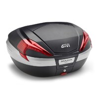 Givi Monokey Topcase Maxia 56L Black/Red Carbon Insert (V56NN)