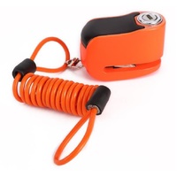 X Tech Alarm Disc Lock - 5.5mm Pin Orange