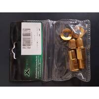 X Tech Rim Lock Spacers Gold