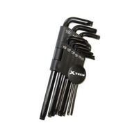 X Tech Torx Key Set 9Pcs Cr-V