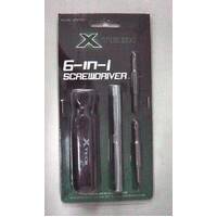 X Tech 6 In 1 Screwdriver