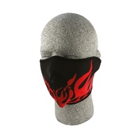 Zan Headgear Neo Half Mask Red Flames