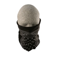 Zan Headgear Fleece Neck Tube Paisley Black