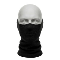 Zan Headgear Fleece Neck Gaiter Black