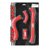 DRC Red Radiator Hose Kit for Honda CRF250R 2022-2026