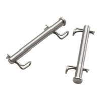 DRC Stainless Front Brake Pin with Clip for Husqvarna TE150 2025-2026