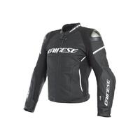 Dainese Racing 3 D-Air Perforated Jacket Black-Matt/White