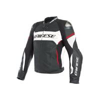 Dainese Racing 3 D-Air Perforated Jacket Black/White/Lava Red