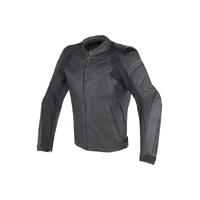 Dainese Fighter Perforated Leather Jacket Black/Black