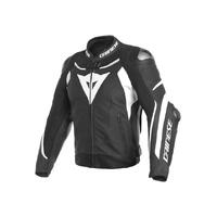 Dainese Super Speed 3 Leather Jacket Black/White/White