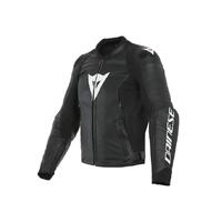 Dainese Sport Pro Perforated Leather Jacket Black/White