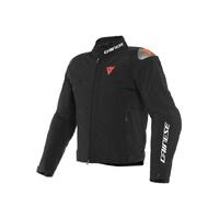 Dainese Indomita D-Dry XT Jacket Black-Matt/Black Matt/Fluro Red