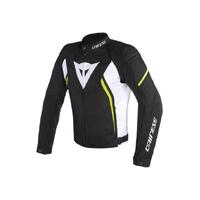 Dainese Avro D2 Tex Jacket Black/White/Fluro Yellow