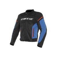 Dainese Air Frame D1 Tex Jacket Black/Light Blue/Fluro Red