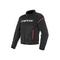Dainese Air Frame D1 Tex Jacket Black/White/Fluro Red