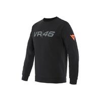 Dainese Casual VR46 Team Sweatshirt Black/Fluro Yellow