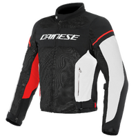 Dainese Air Frame D1 Ladies Tex Jacket Black/Vaporous Grey/Fuxia