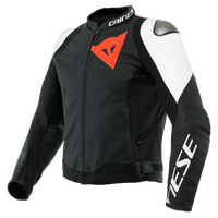 Dainese Sportiva Perforated Leather Jacket Black Matt