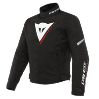 Dainese Veloce D-Dry Jacket Black/White/Lava Red