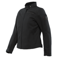 Dainese Veloce Ladies D-Dry Jacket Black/White/Lava Red